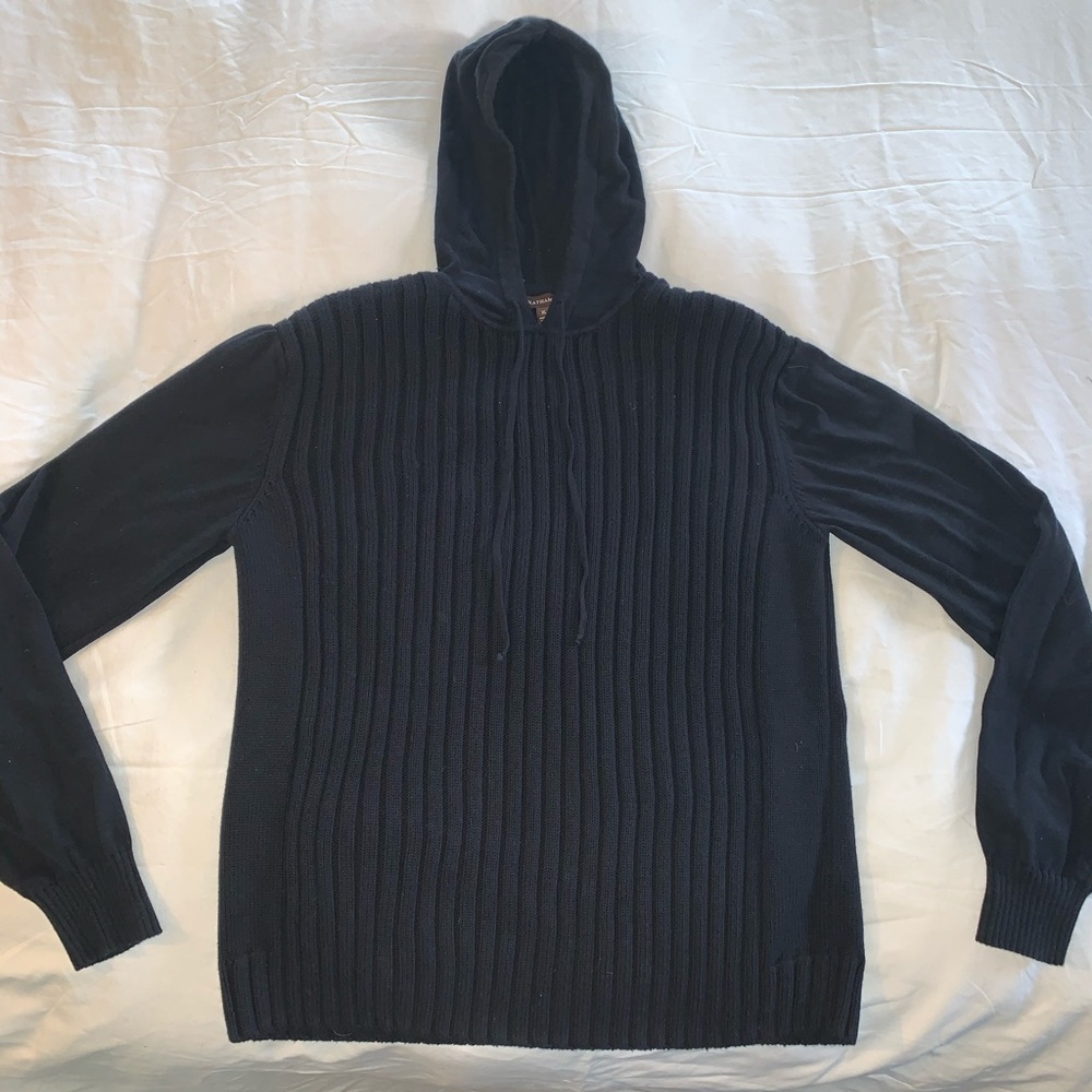 Chatham Road Sweater with Hood. Navy XL